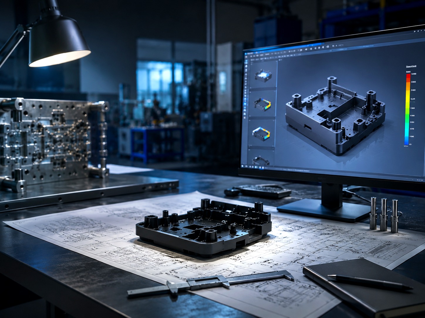 Engineering drawings and CAD review materials organized for RFQ preparation